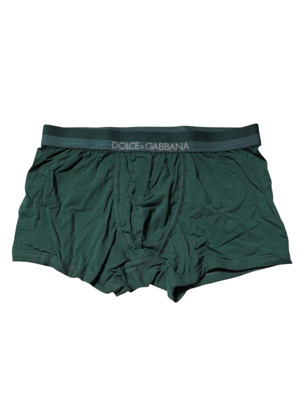 Dolce & Gabbana Green Cotton Regular Men Boxer Brief Underwear