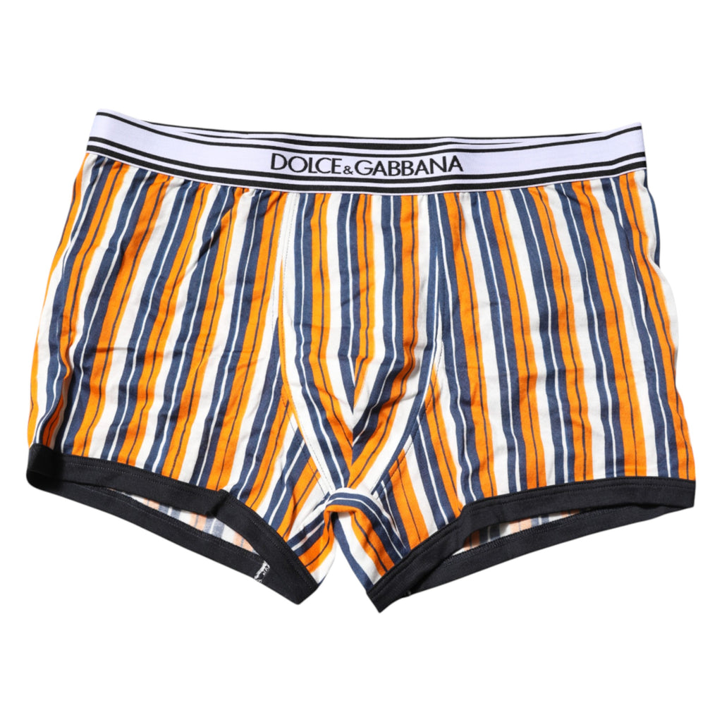 Dolce & Gabbana Multicolor Striped Cotton Men Boxer Underwear