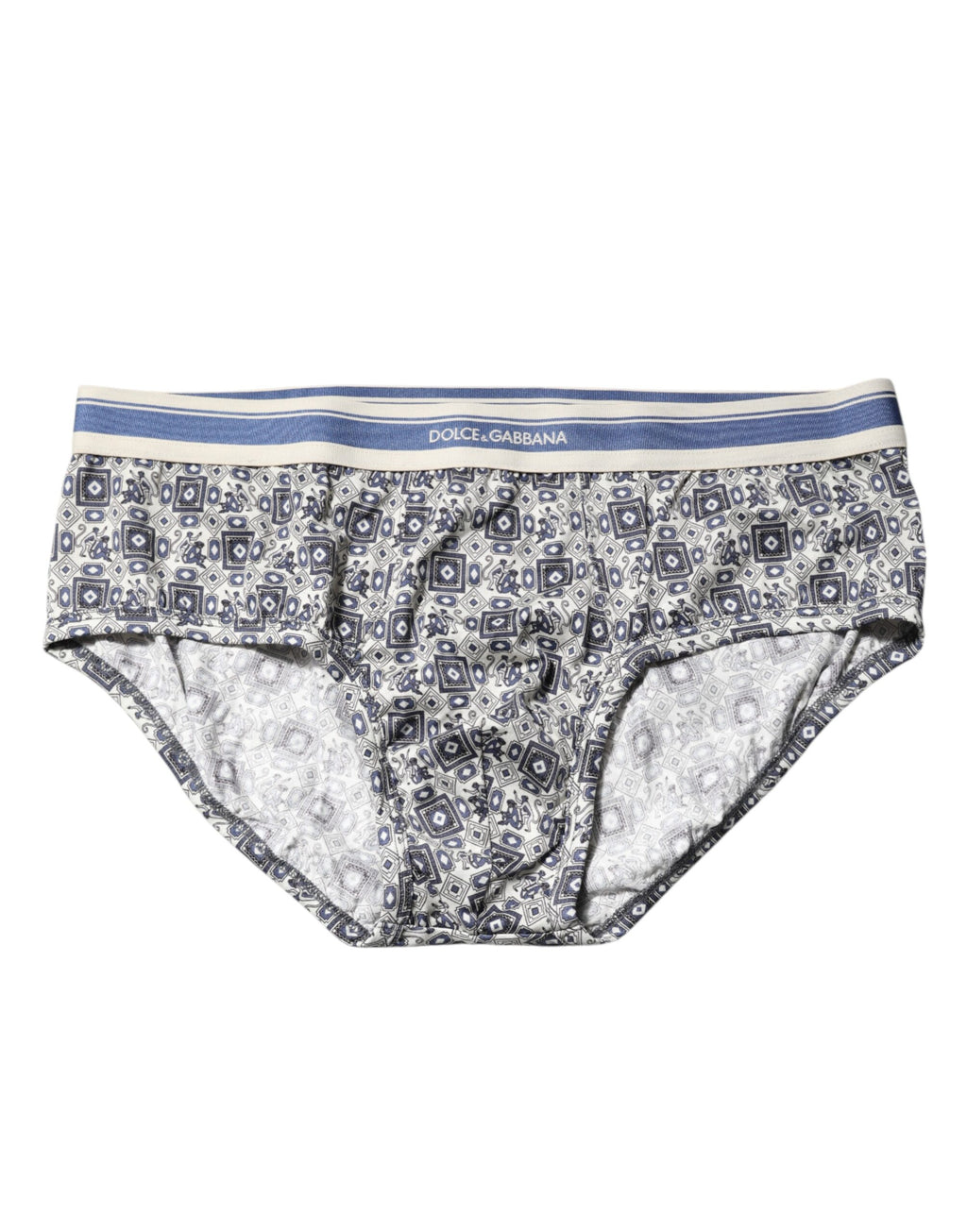 Dolce & Gabbana Multicolor Patterned Regular Brief Underwear