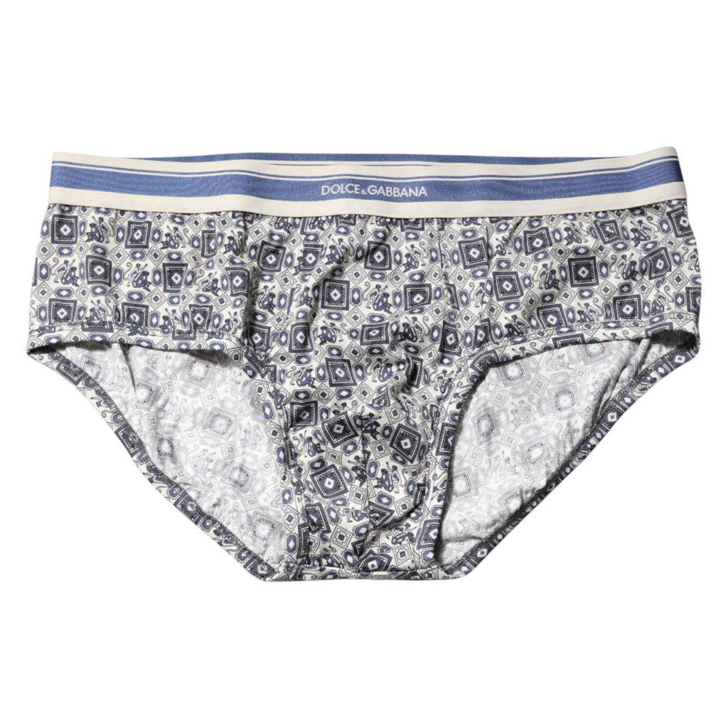Dolce & Gabbana Multicolor Patterned Regular Brief Underwear
