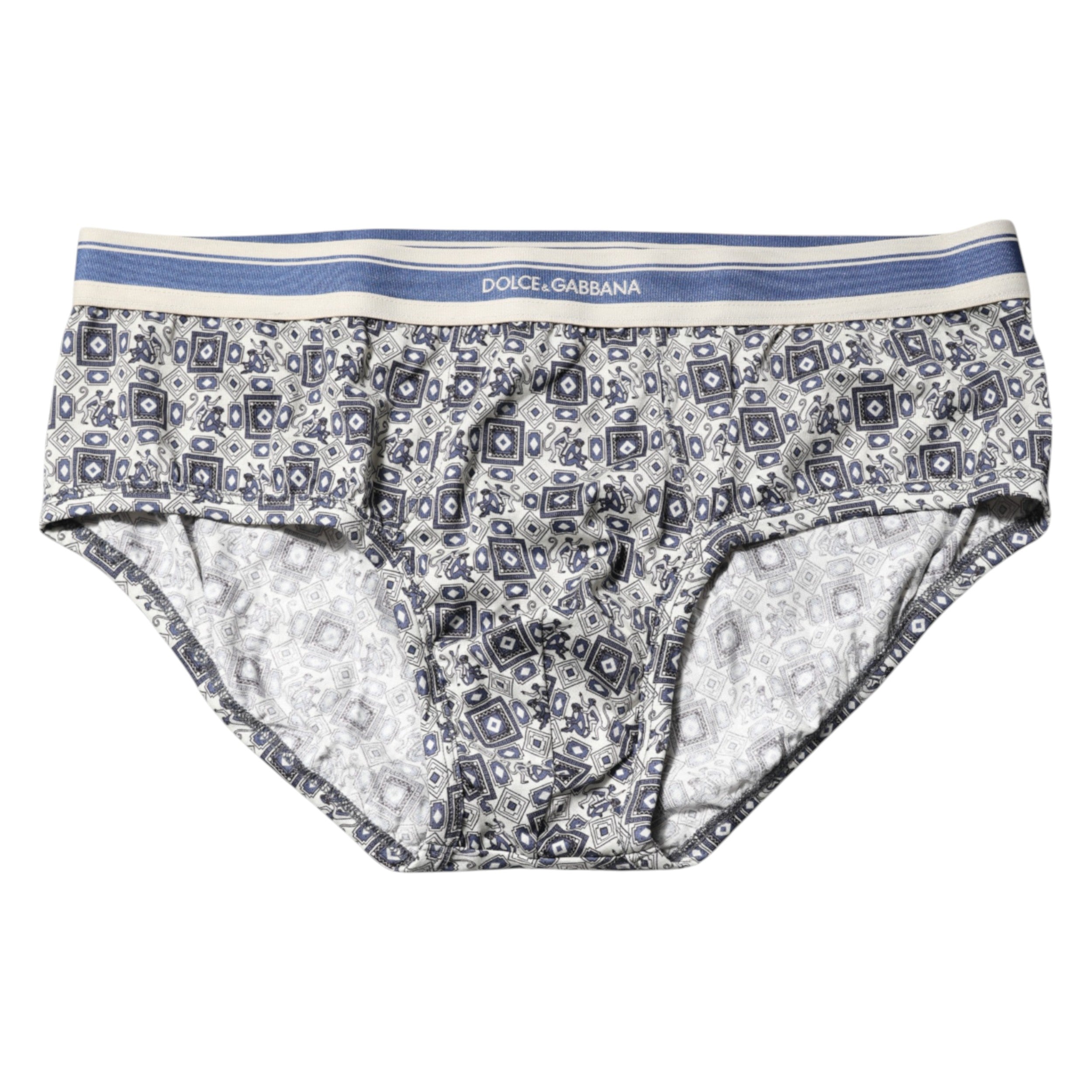 Dolce & Gabbana Multicolor Patterned Regular Brief Underwear