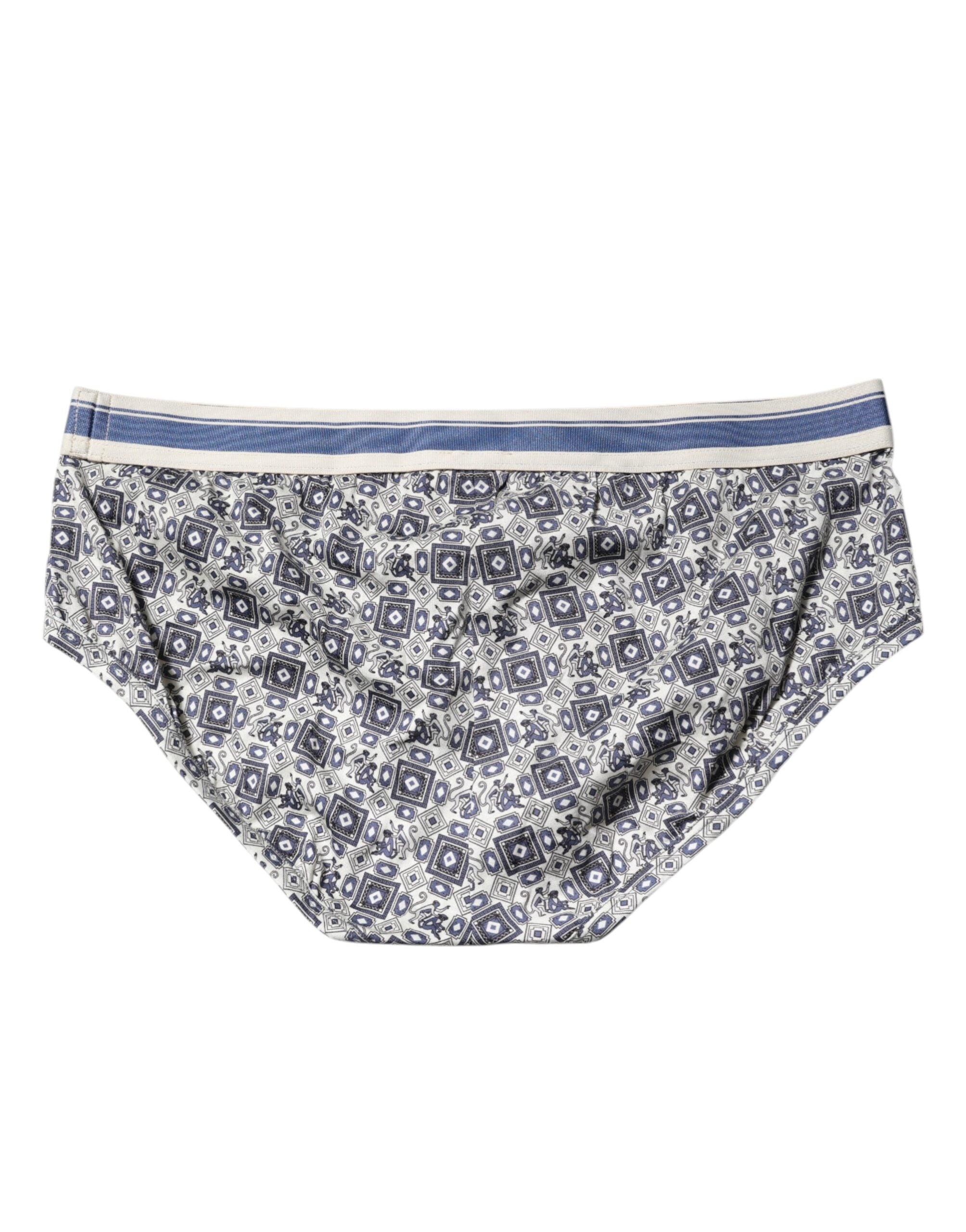 Dolce & Gabbana Multicolor Patterned Regular Brief Underwear