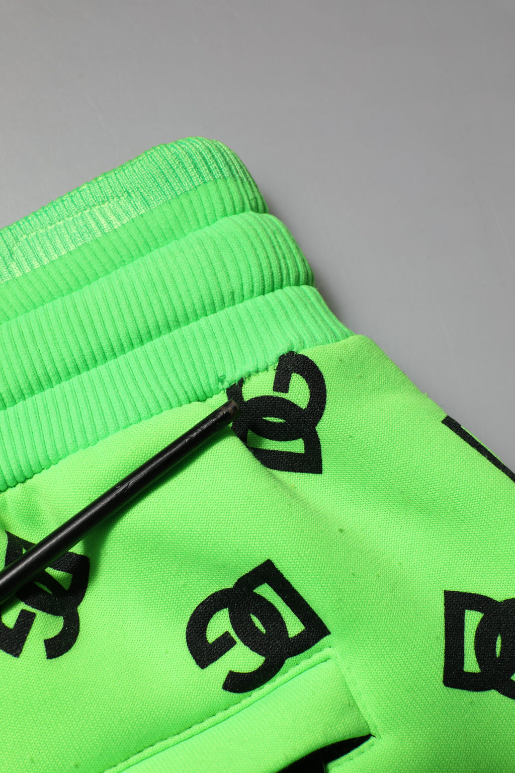 Dolce & Gabbana Green Logo Print Jogger Men Sweatpants Pants