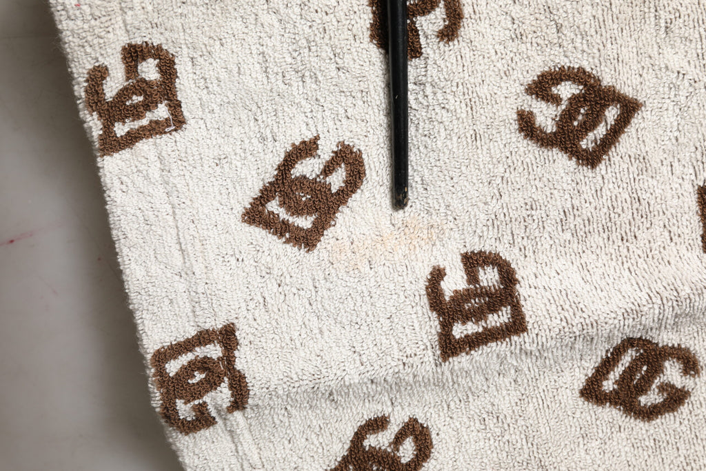 Dolce & Gabbana White Logo Print Jogger Men Sweatpants Pants