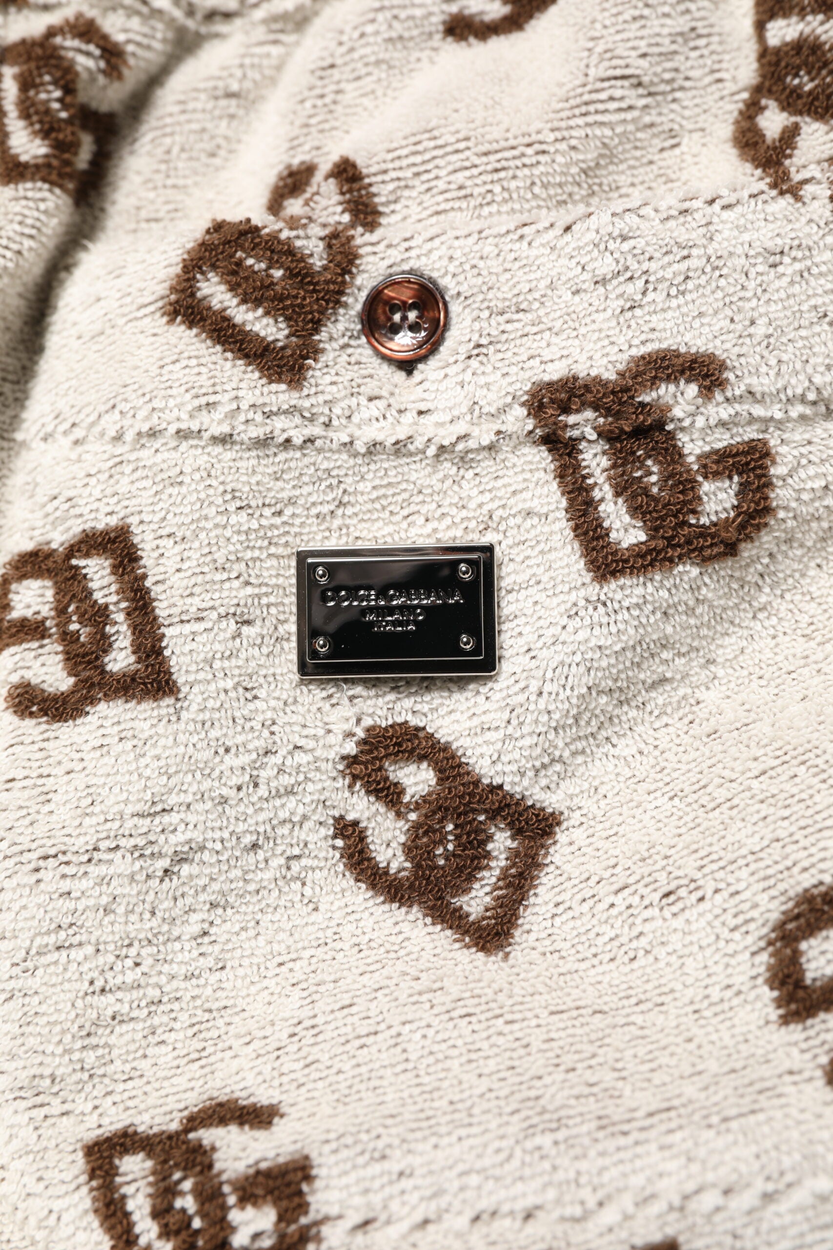 Dolce & Gabbana White Logo Print Jogger Men Sweatpants Pants