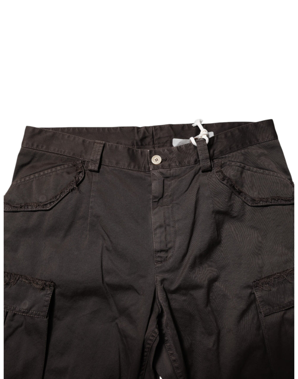 Dolce & Gabbana Brown Cotton Cargo Casual Pants