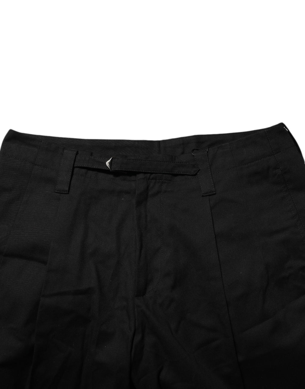 Dolce & Gabbana Black Cotton Knee Length Men Bermuda Shorts