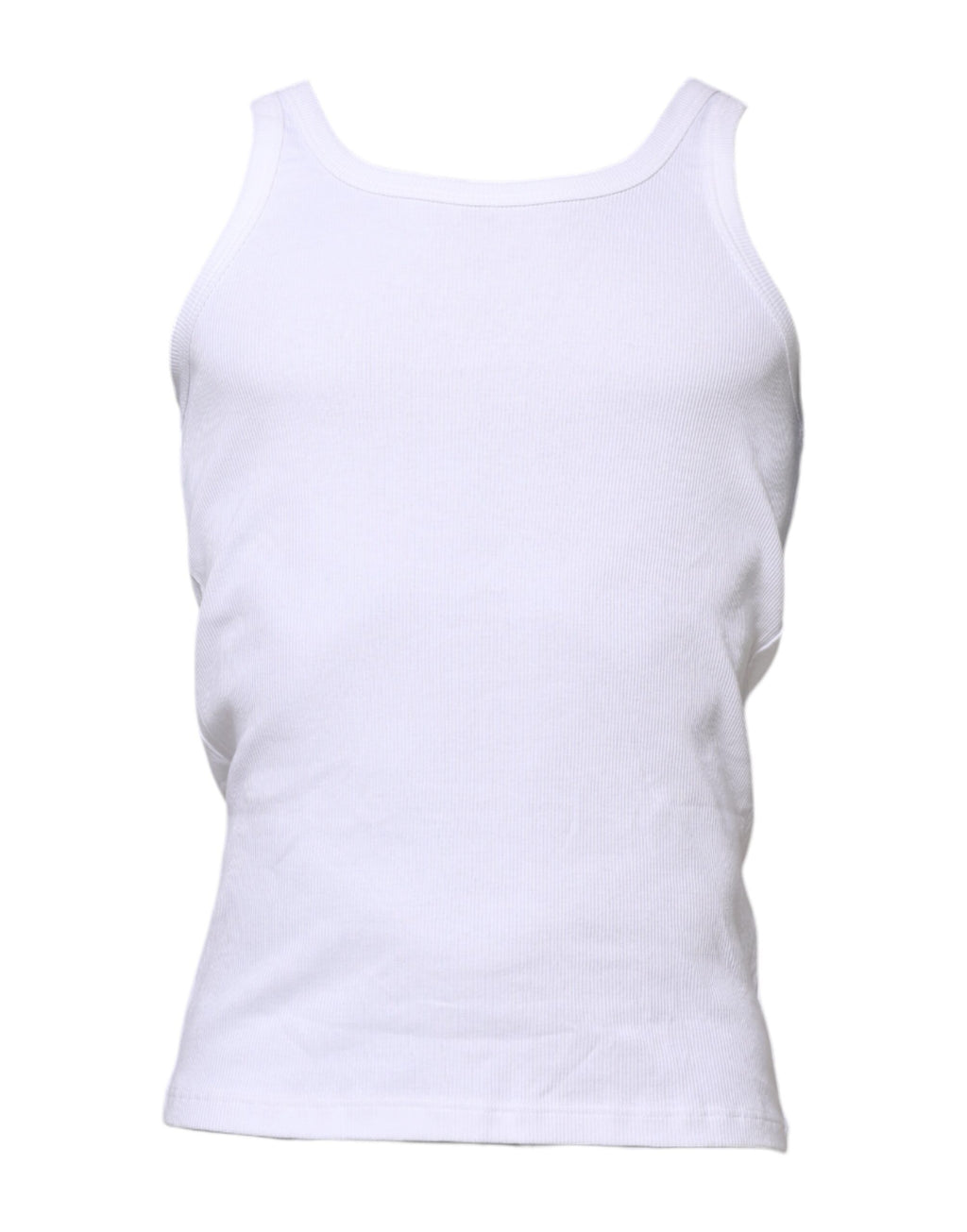 Dolce & Gabbana White Cotton Sleeveless Underwear Tank T-shirt