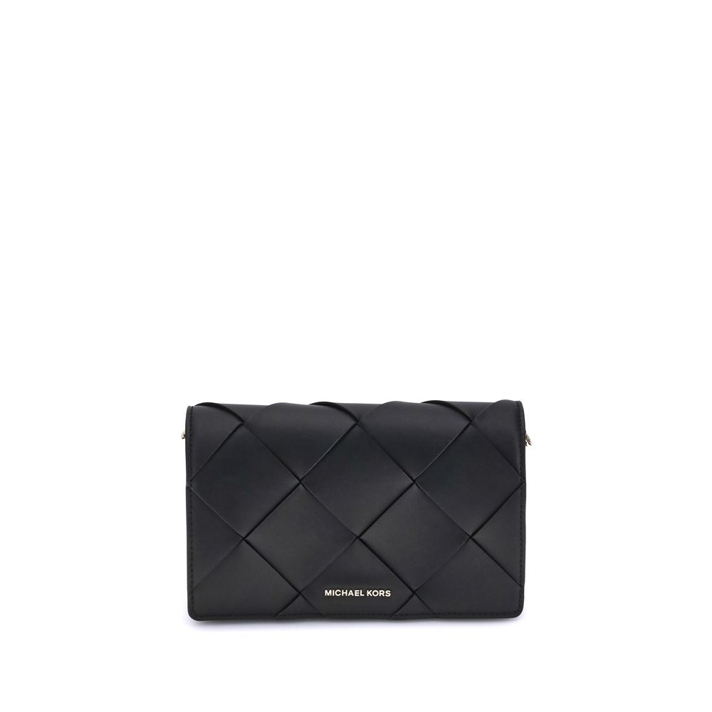 Michael Kors Woven leather Jet Set Shoulder Bag