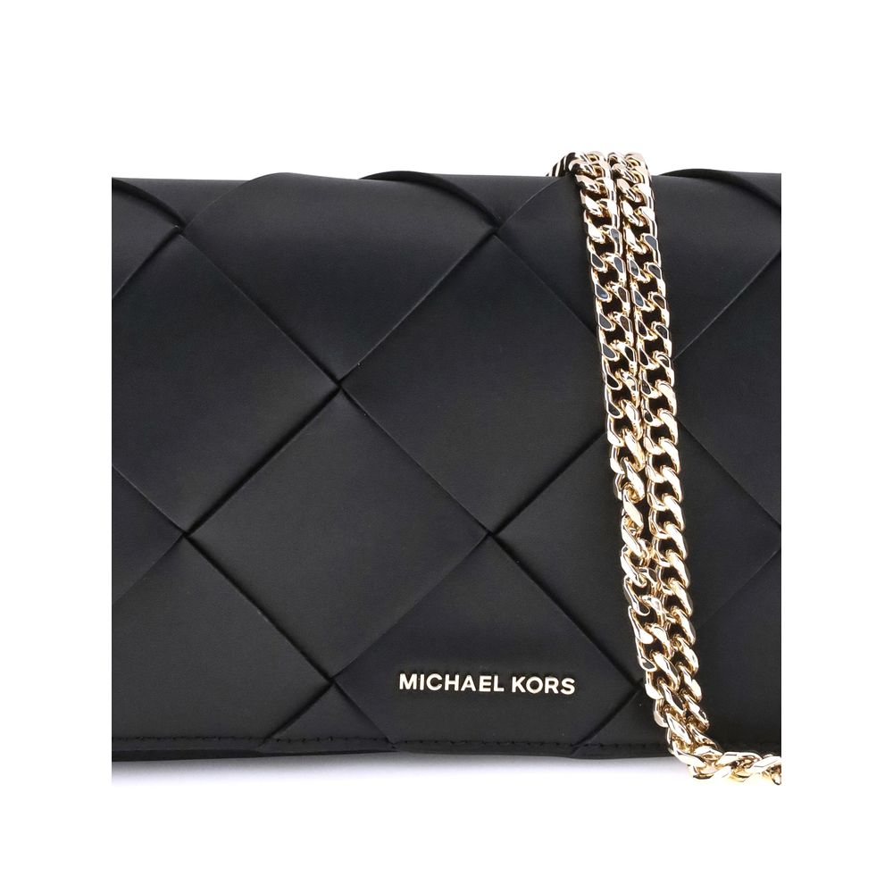 Michael Kors Woven leather Jet Set Shoulder Bag