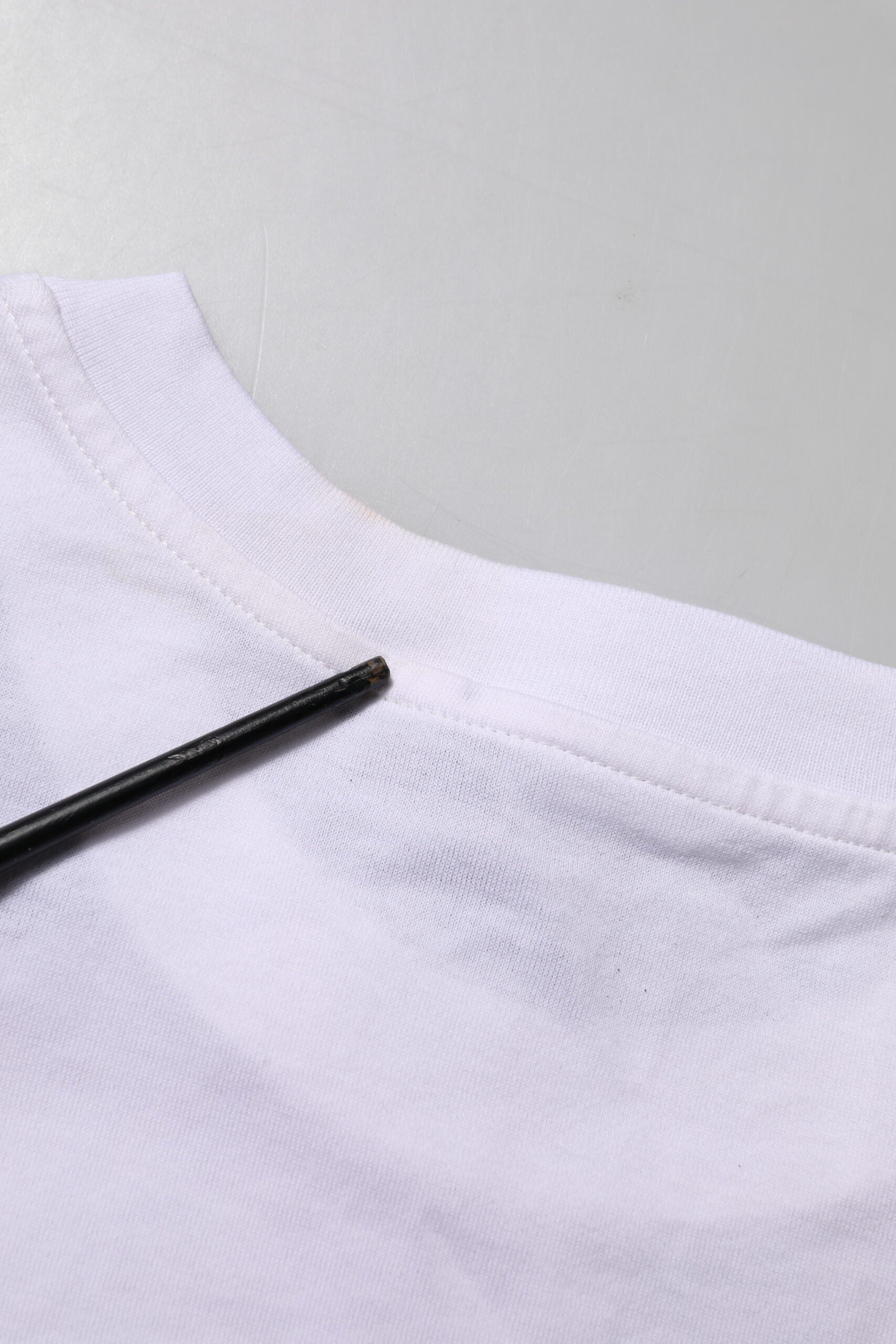 Dolce & Gabbana White Floral Lace DG Detailing Top T-shirt