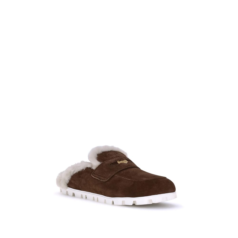 Miu Miu Shearling Mules
