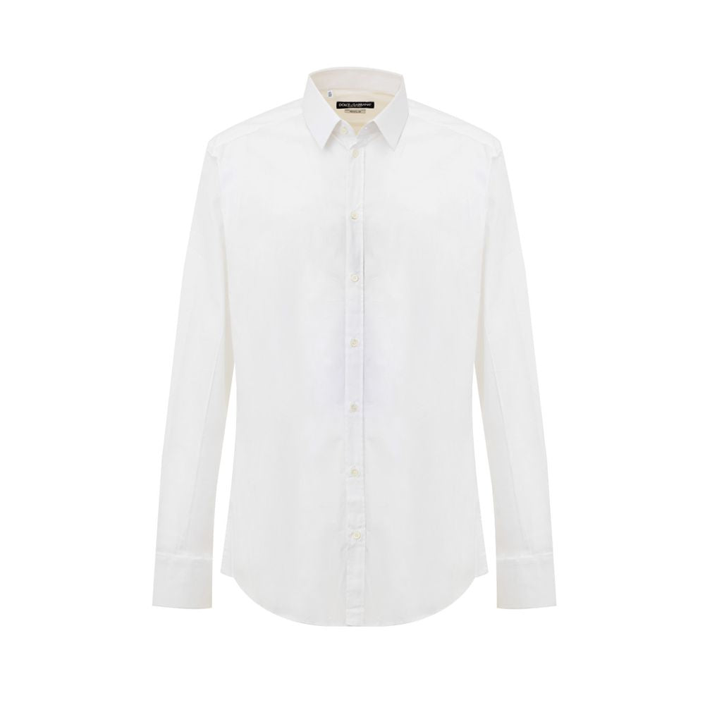 Dolce & Gabbana White Cotton Shirt
