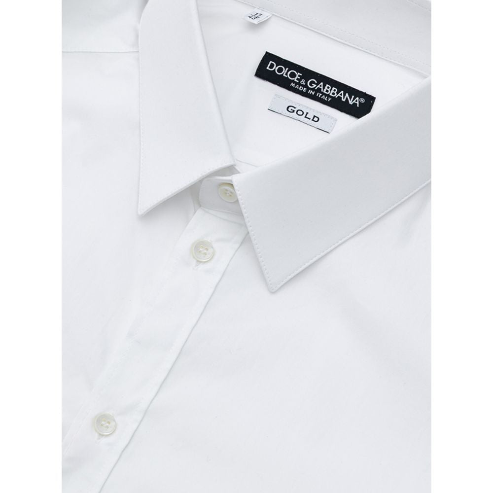 Dolce & Gabbana White Cotton Shirt