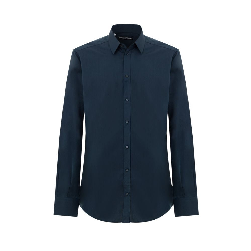 Dolce & Gabbana Blue Cotton Shirt
