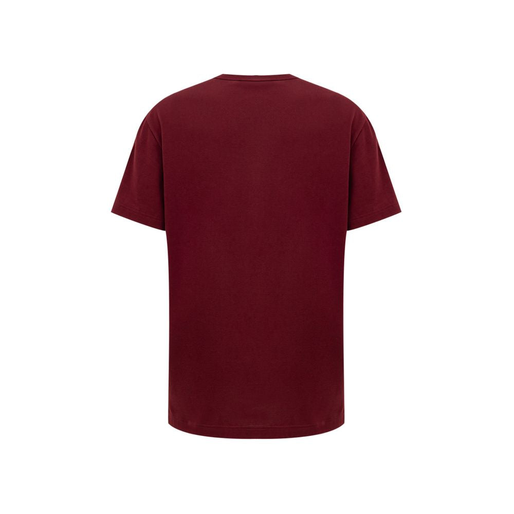 Dolce & Gabbana Bordeaux Cotton T-Shirt
