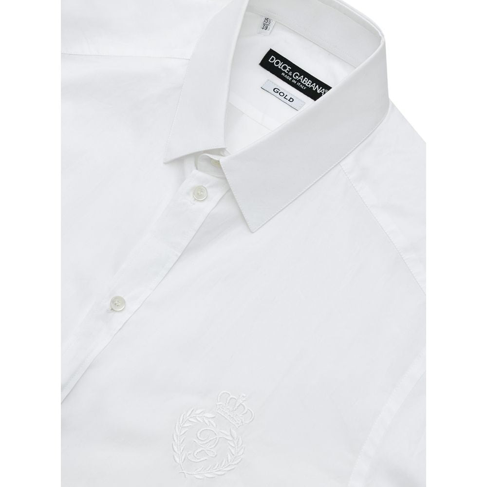 Dolce & Gabbana White Cotton Shirt