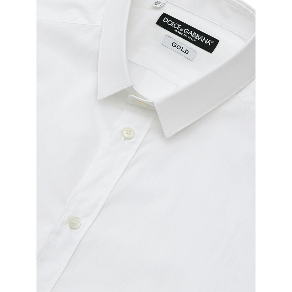 Dolce & Gabbana White Cotton Shirt