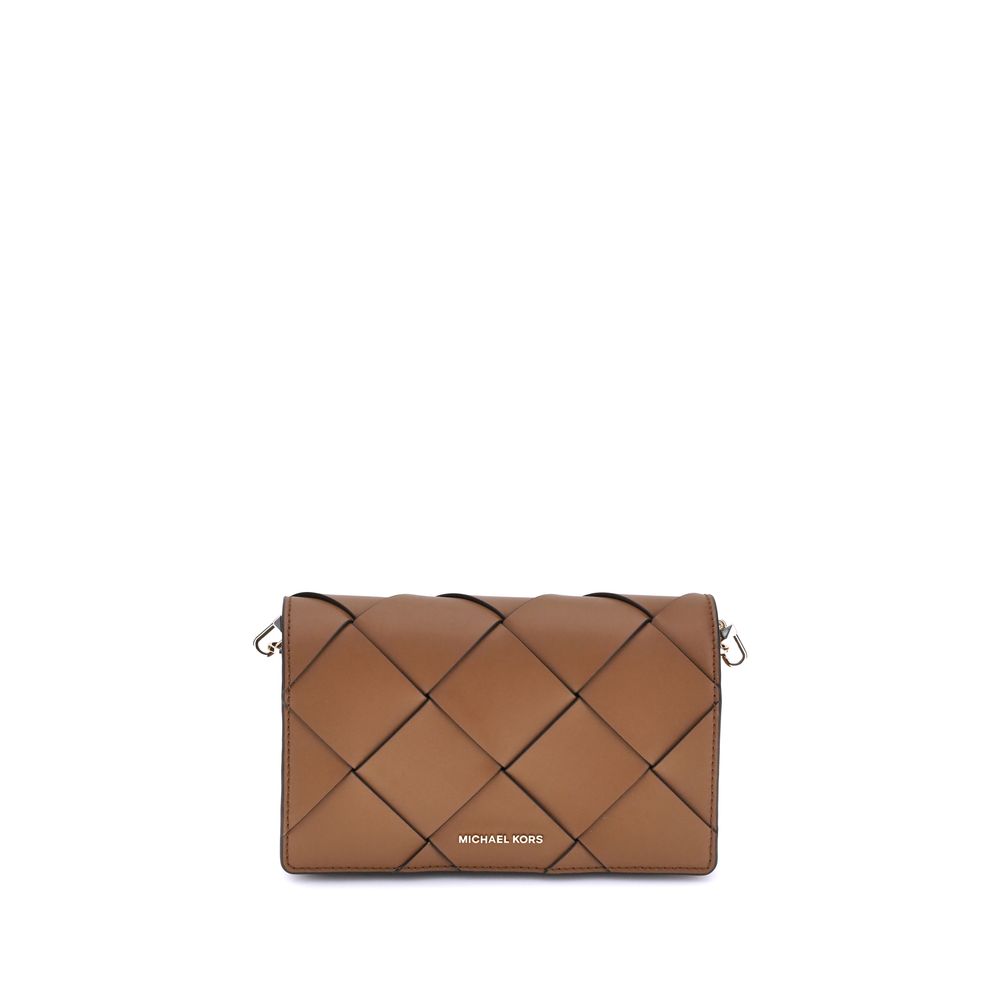Michael Kors Woven leather Jet Set Shoulder Bag