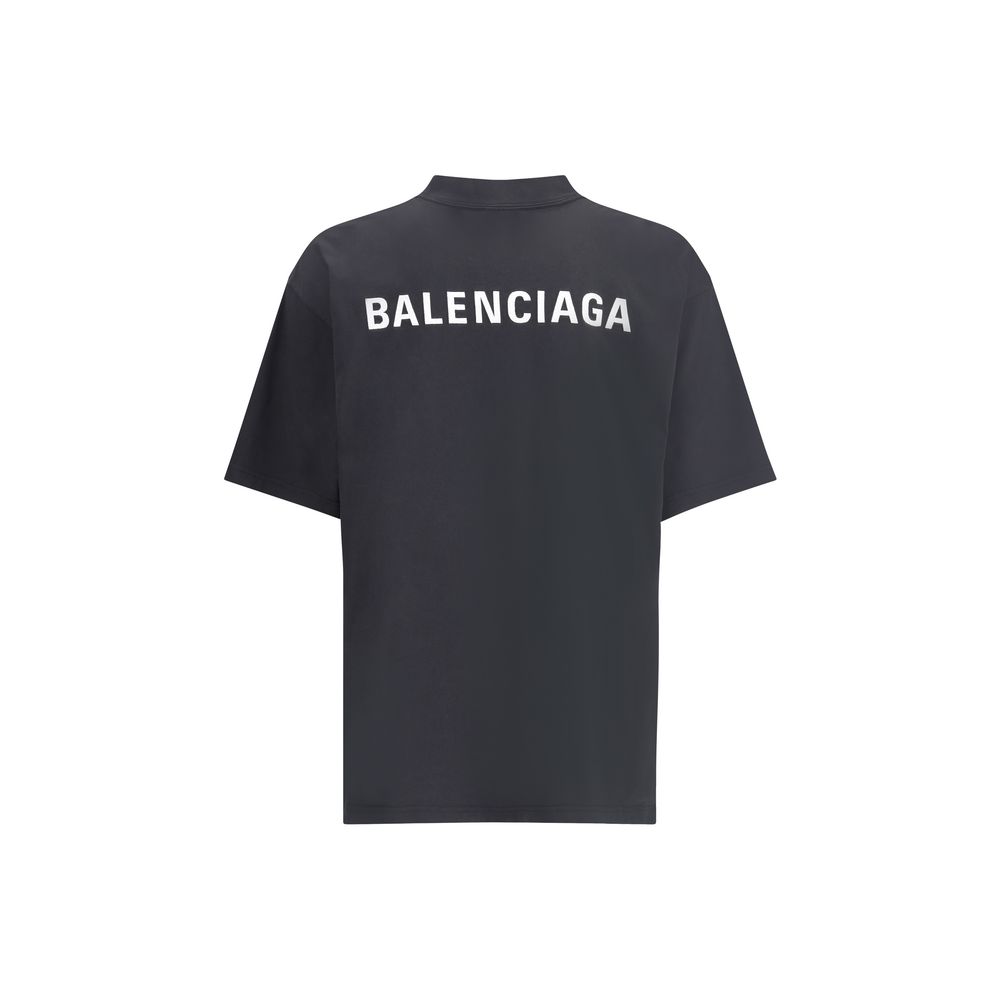 Balenciaga T-Shirt with logo printed on the front and back