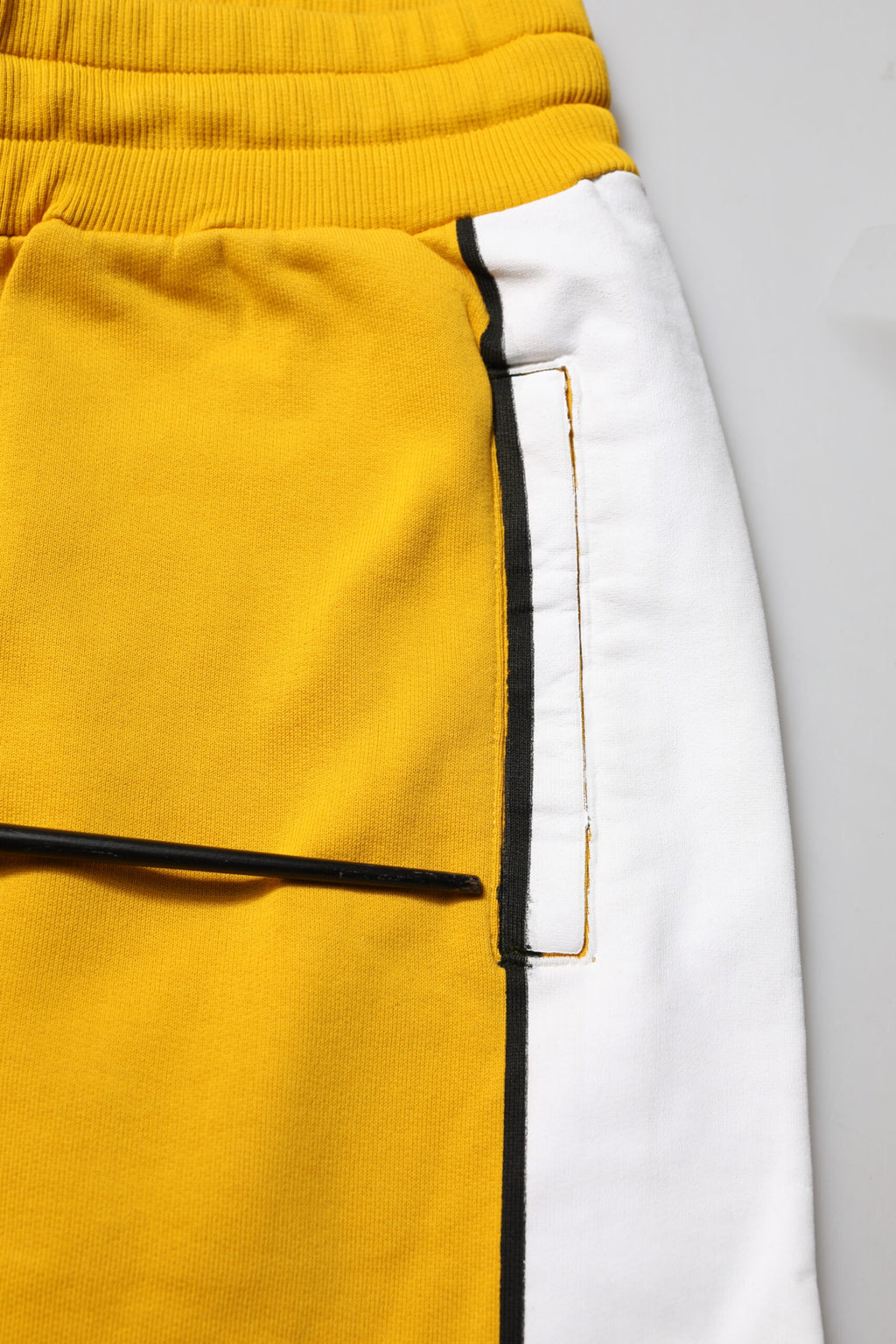 Dolce & Gabbana Yellow Cotton Sweatpants Jogger Pants