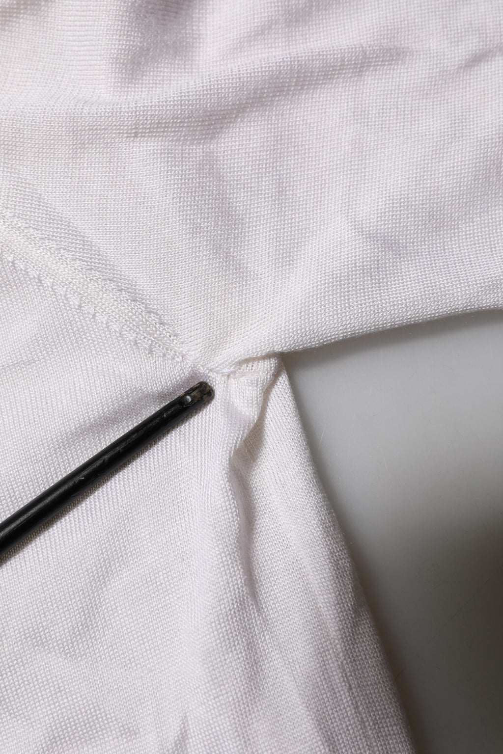 Dolce & Gabbana White Silk Short Sleeves Men Henley T-shirt