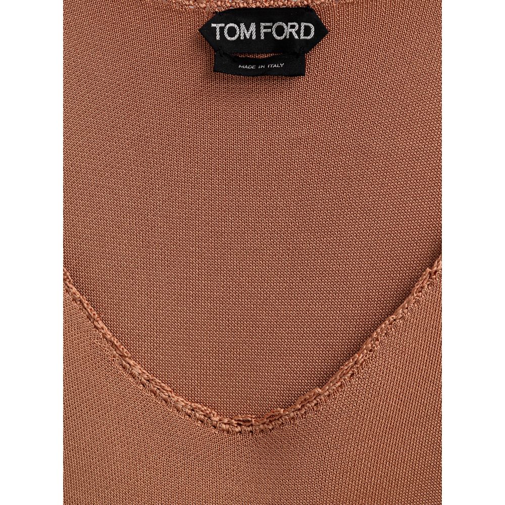 Tom Ford Orange Viscose Long