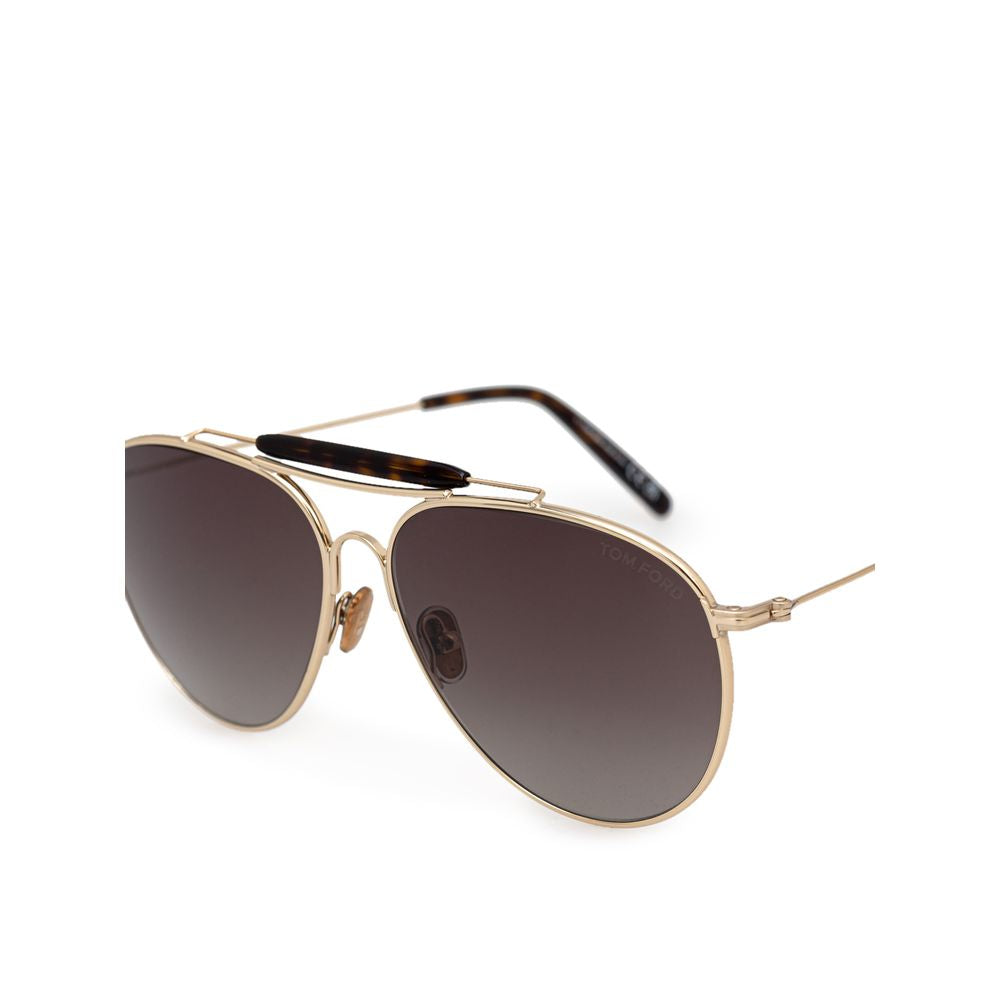 Tom Ford Gold Metal Sunglass