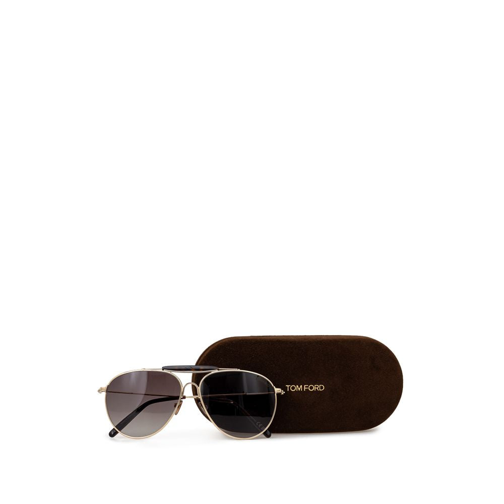 Tom Ford Gold Metal Sunglass