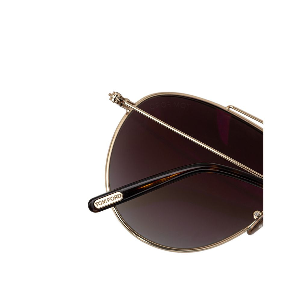 Tom Ford Gold Metal Sunglass