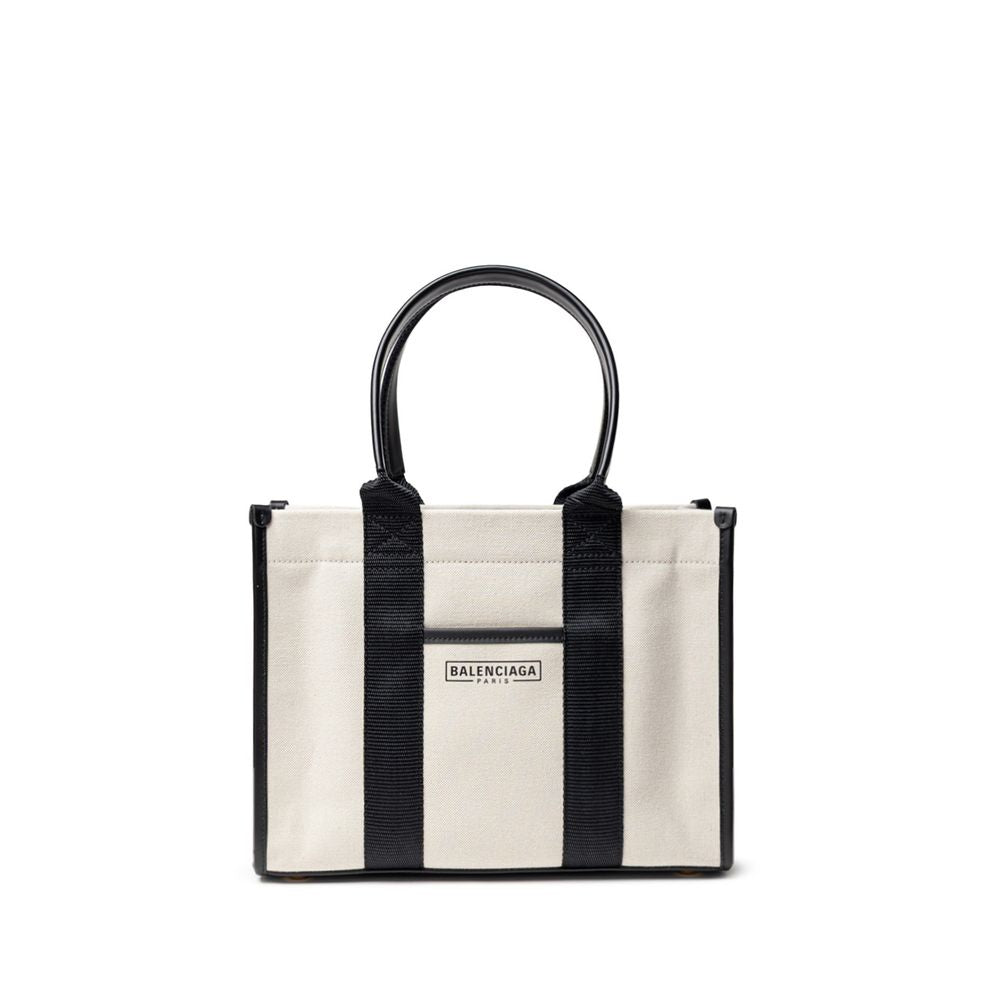 Balenciaga Beige Cotton Tote Bag