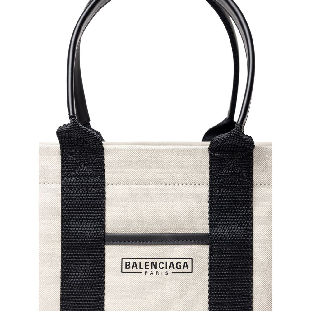 Balenciaga Beige Cotton Tote Bag