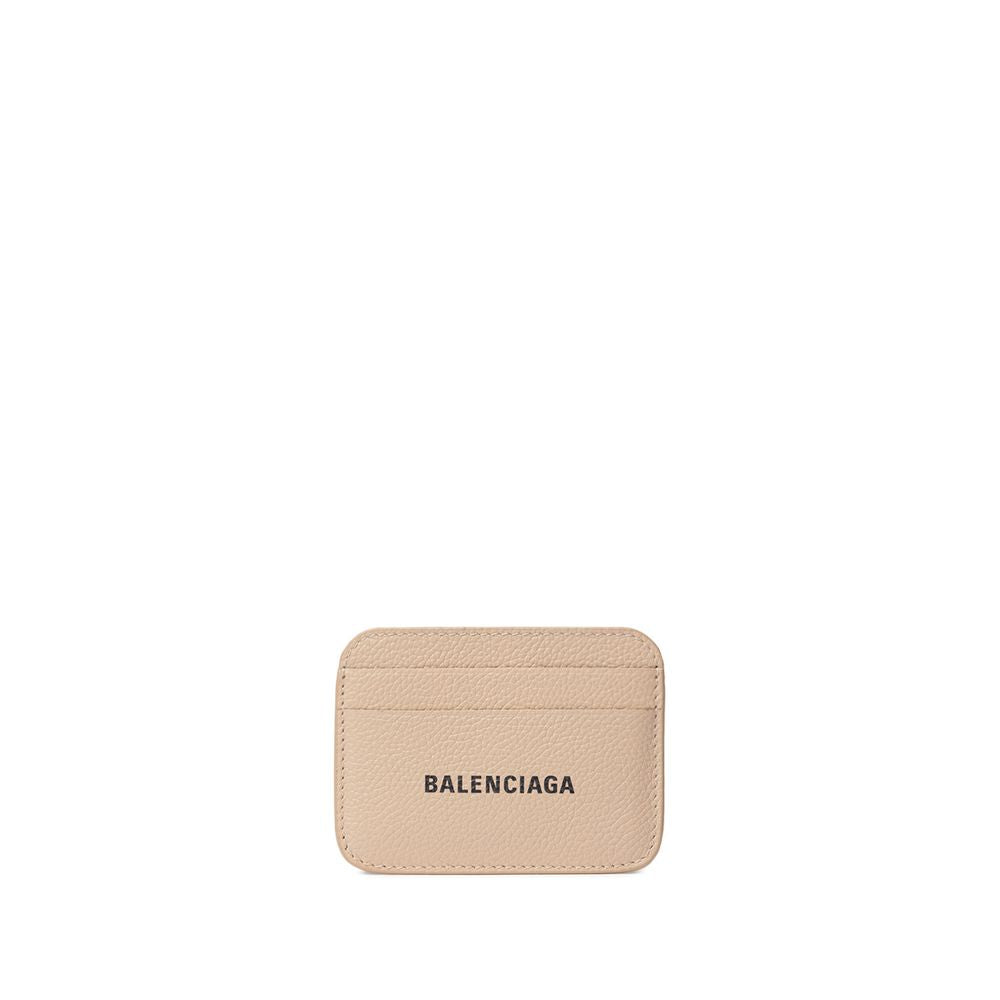 Balenciaga Beige Leather Cardholder