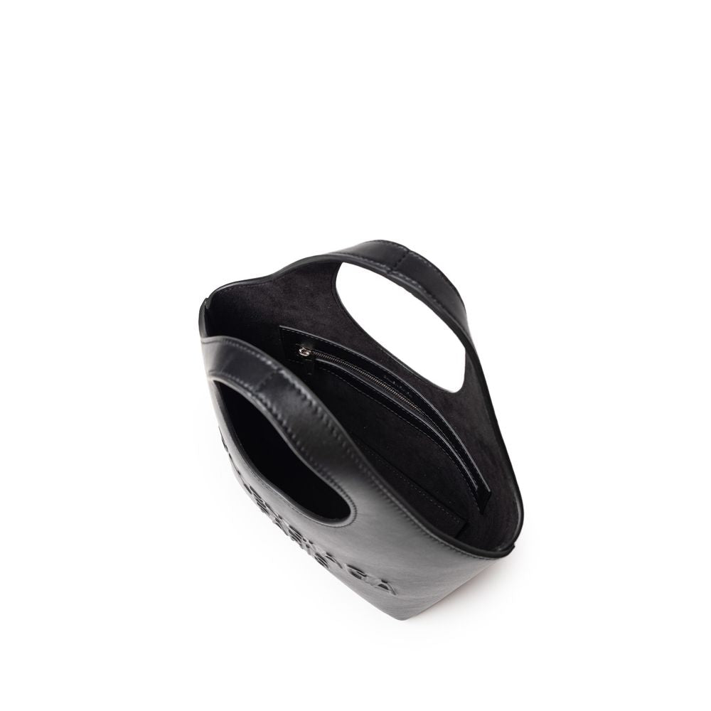 Balenciaga Black Leather Tote Bag