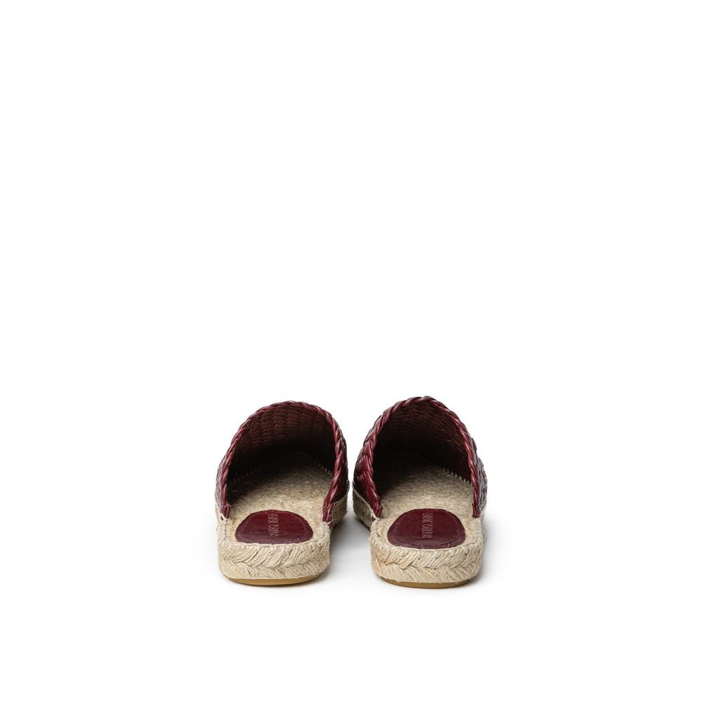 Bottega Veneta Bordeaux Leather Espadrille