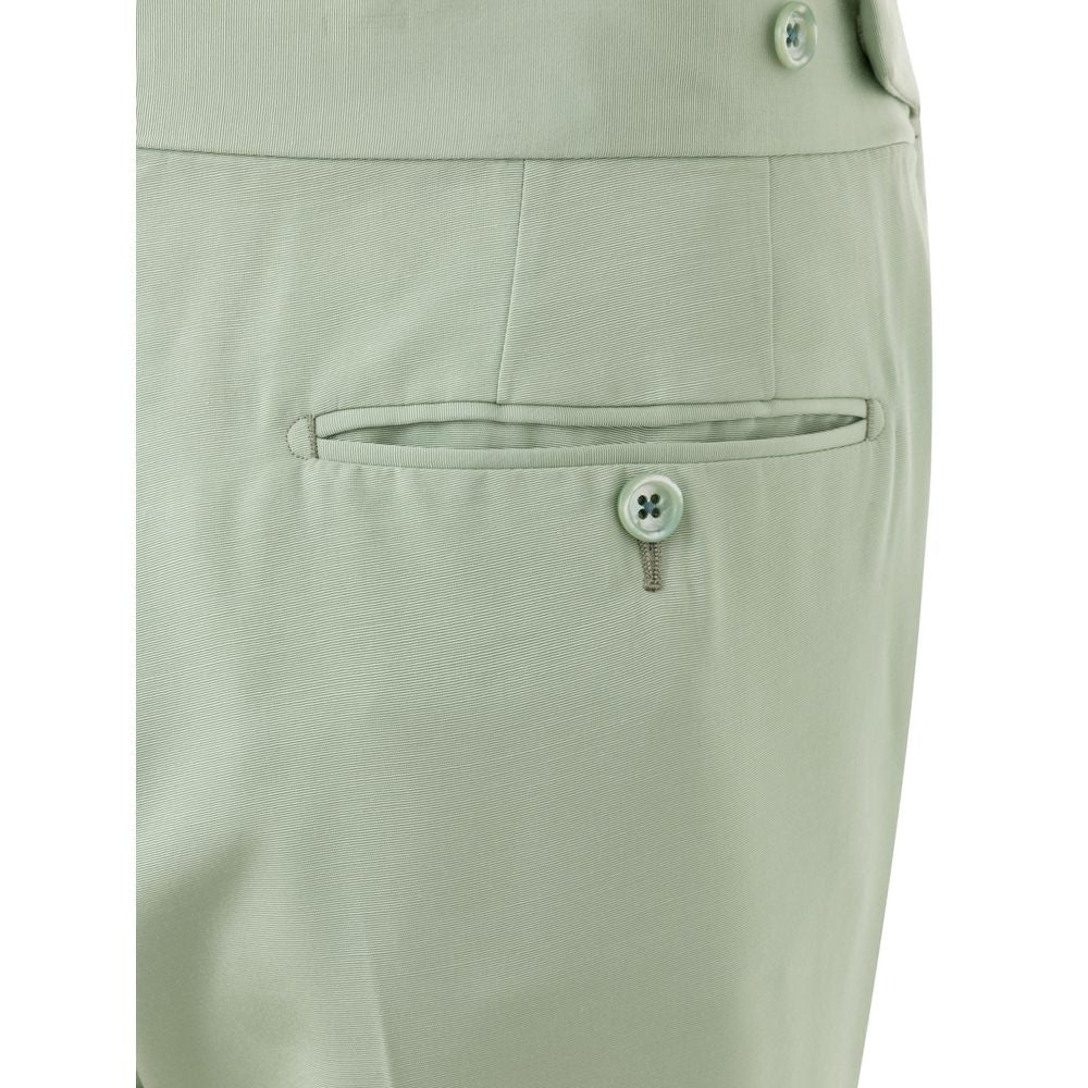 Tom Ford Green Viscose Chino Pant