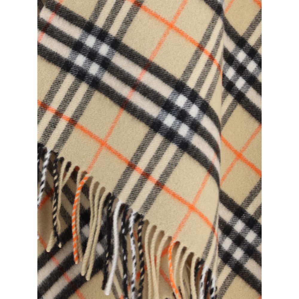 Burberry Archivio Check Cashmere Cape