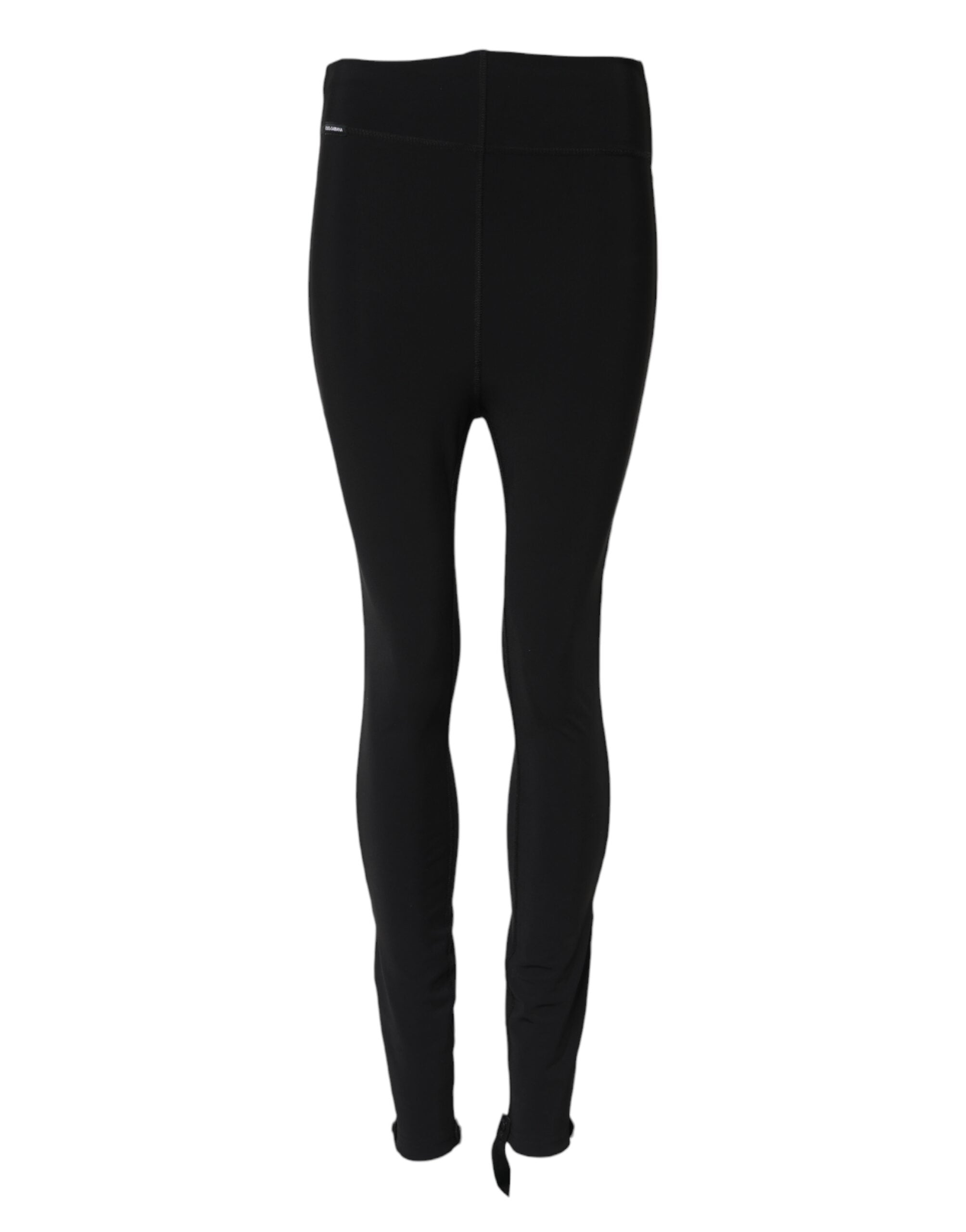 Dolce & Gabbana Black High Waisted Leggings Pants