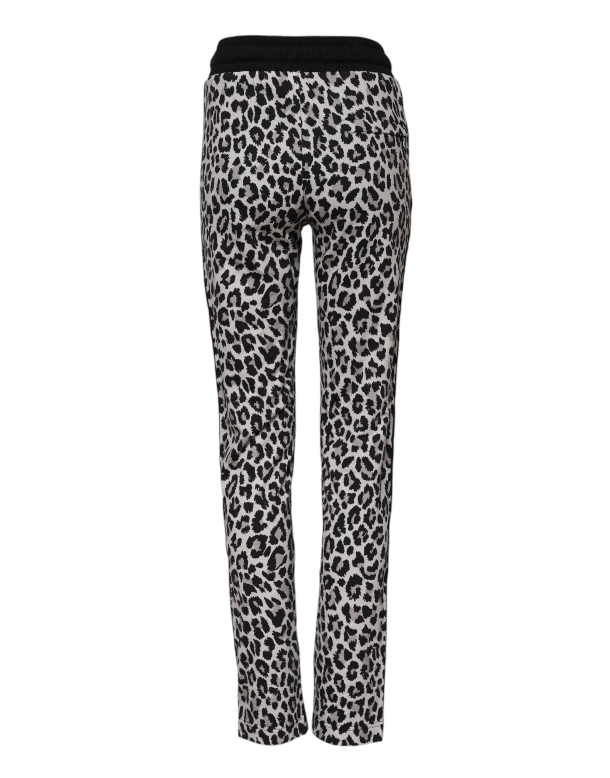 Dolce & Gabbana Multicolor Leopard #DGMillennials Jogger Pants