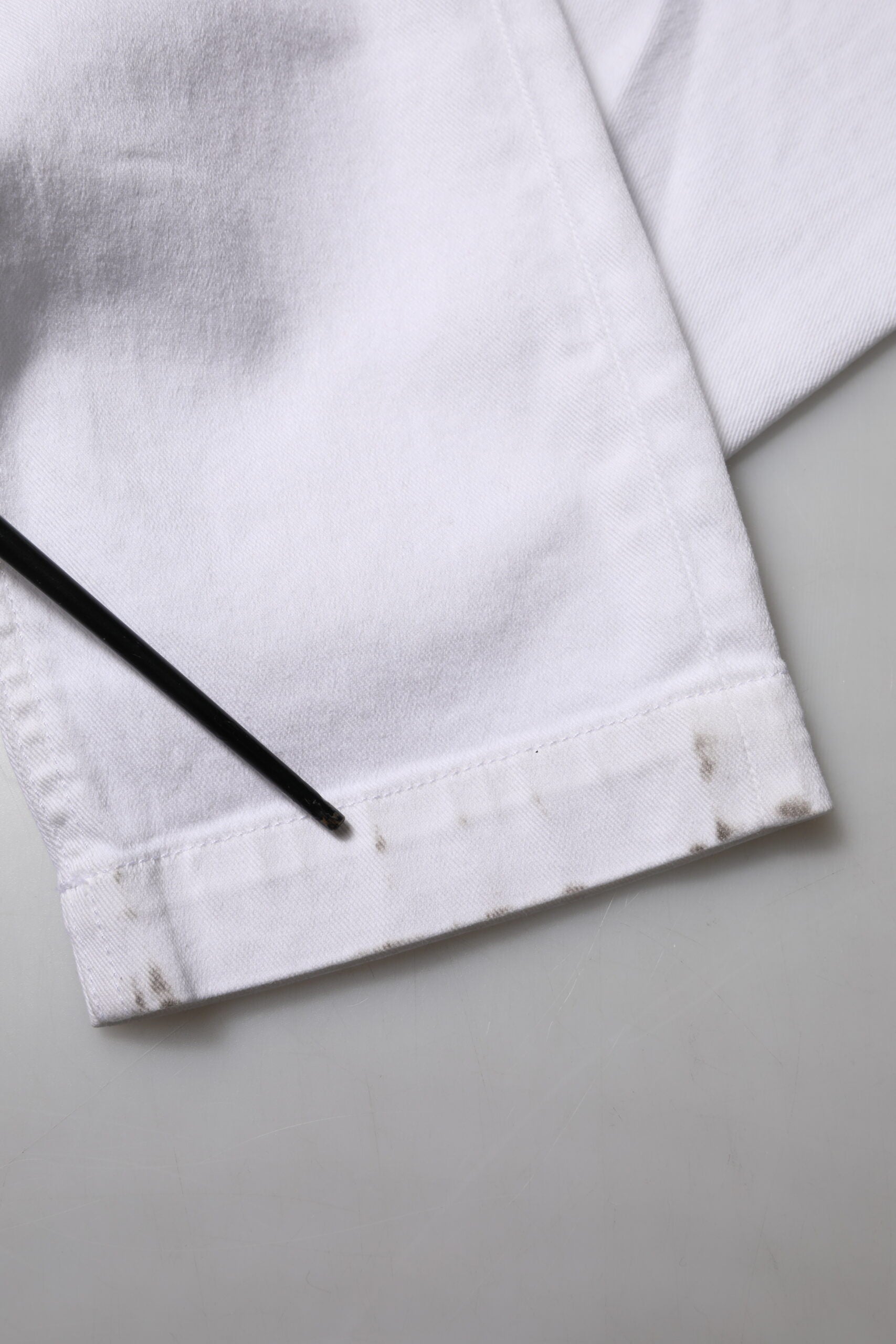 Dolce & Gabbana White Floral Embroidery GIRLY Denim Jeans