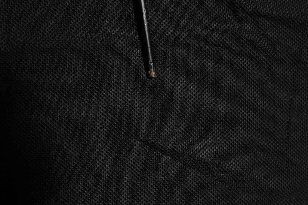 Dolce & Gabbana Black DG Silk Vneck Collared Men Polo T-shirt