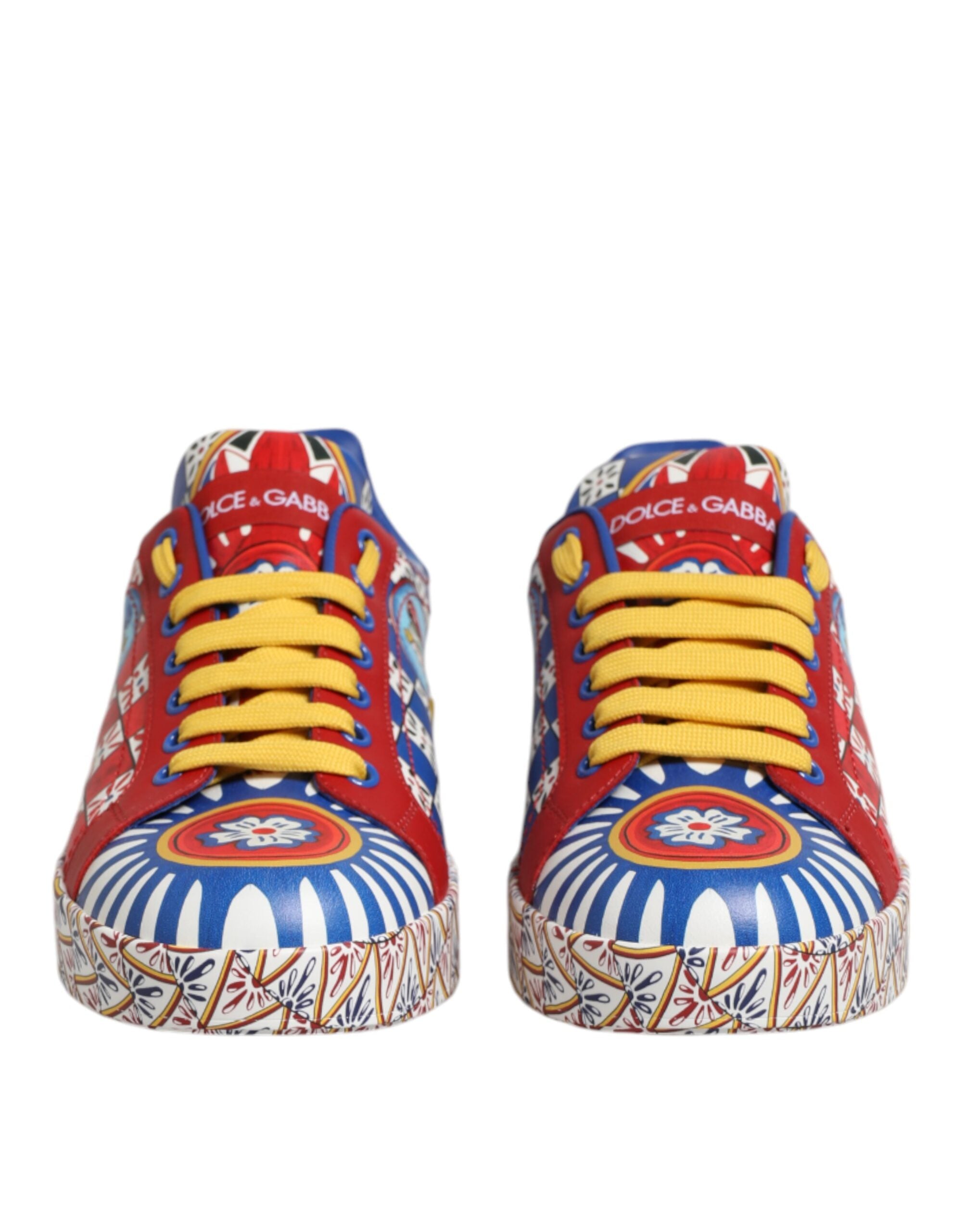 Dolce & Gabbana Multicolor Carretto Low Top Sneakers Shoes