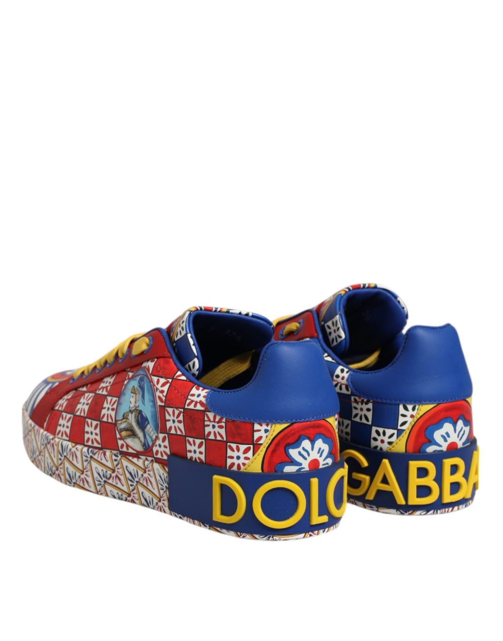 Dolce & Gabbana Multicolor Carretto Low Top Sneakers Shoes