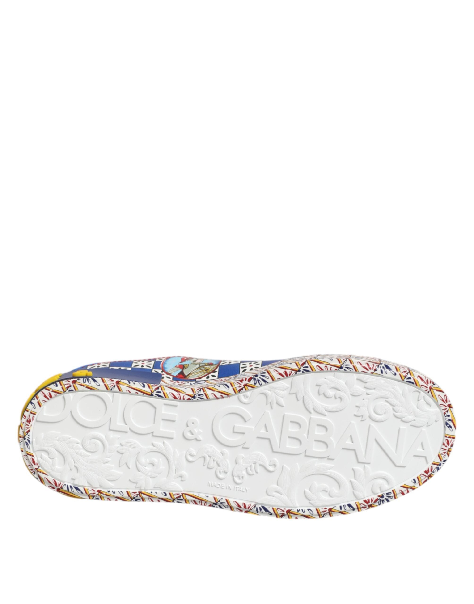 Dolce & Gabbana Multicolor Carretto Low Top Sneakers Shoes