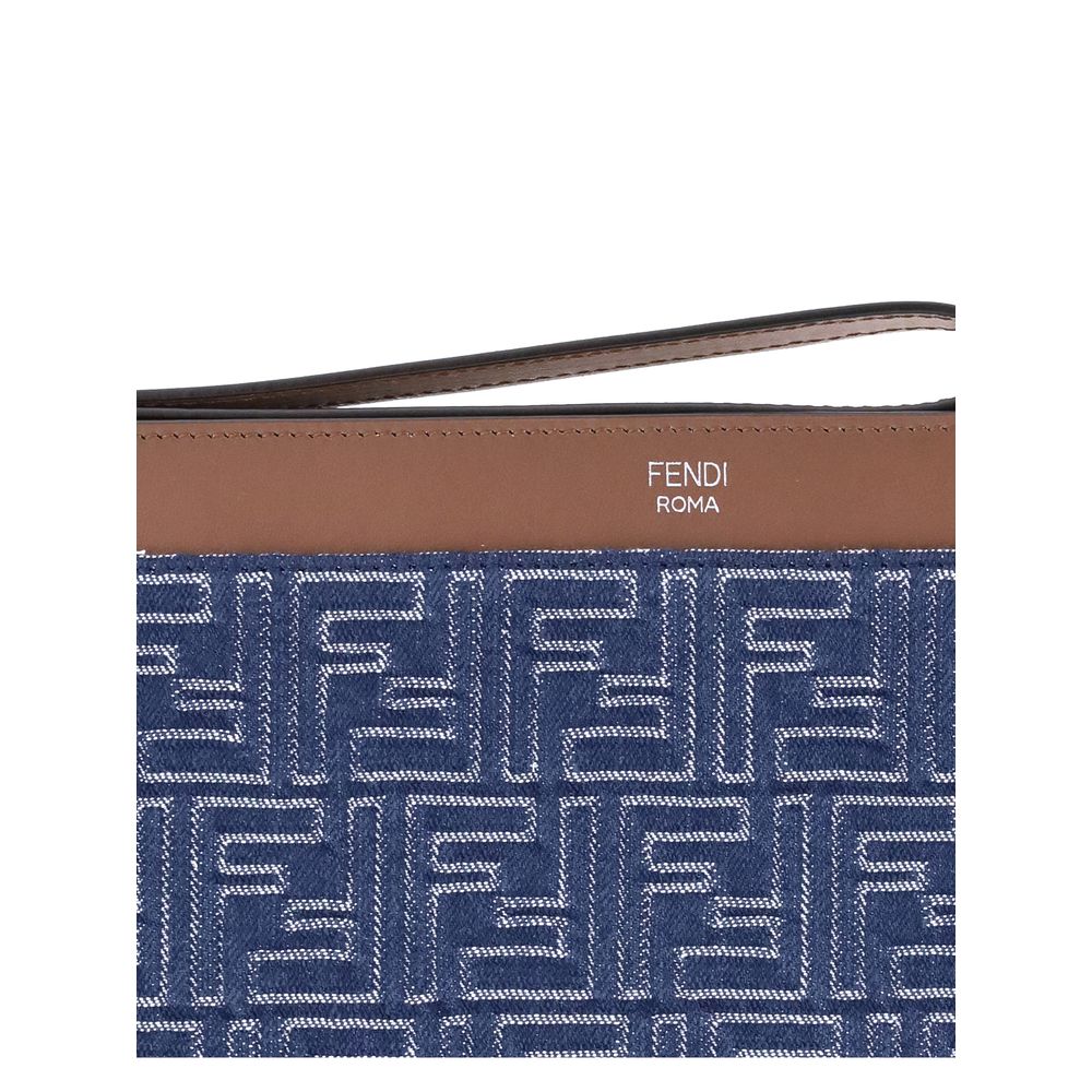 Fendi denim Pouch