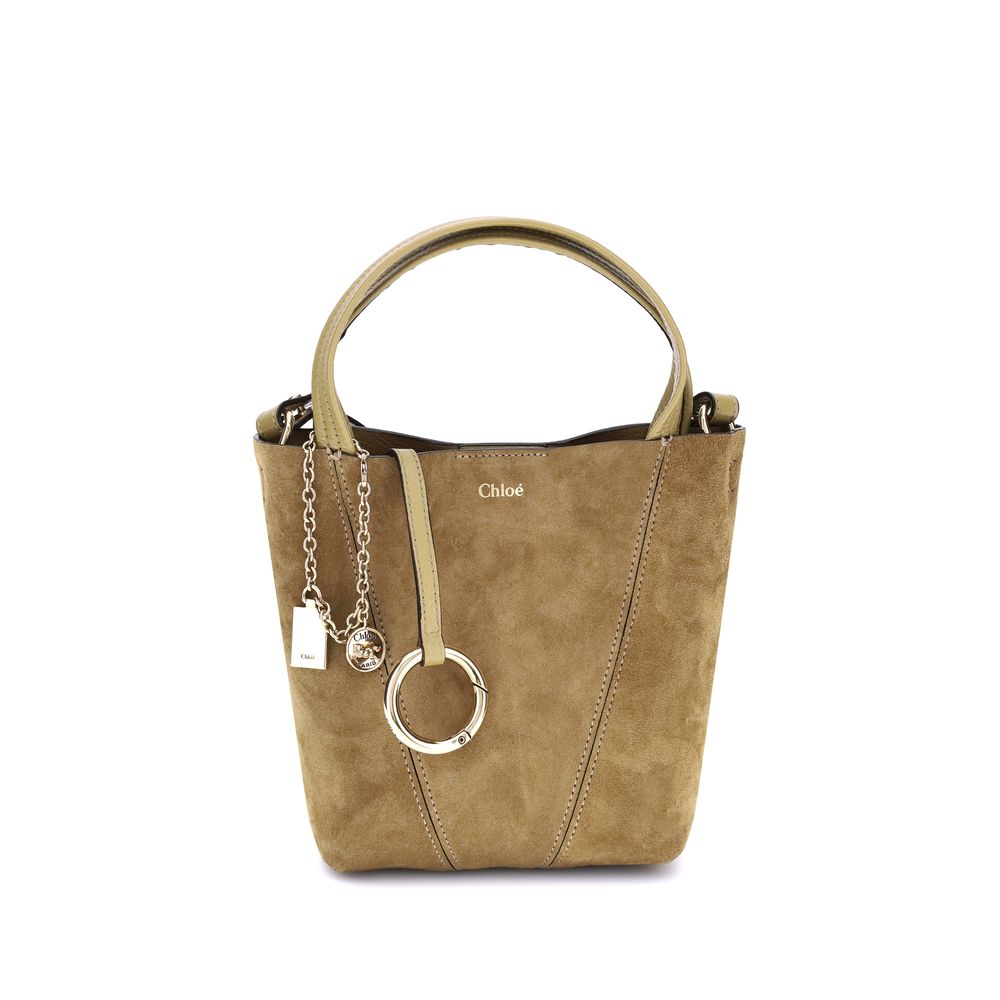 Chloé Suede Spin Handbag