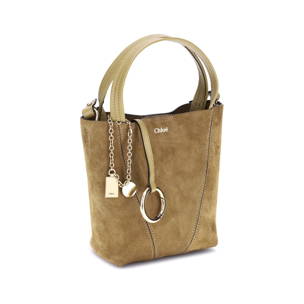 Chloé Suede Spin Handbag