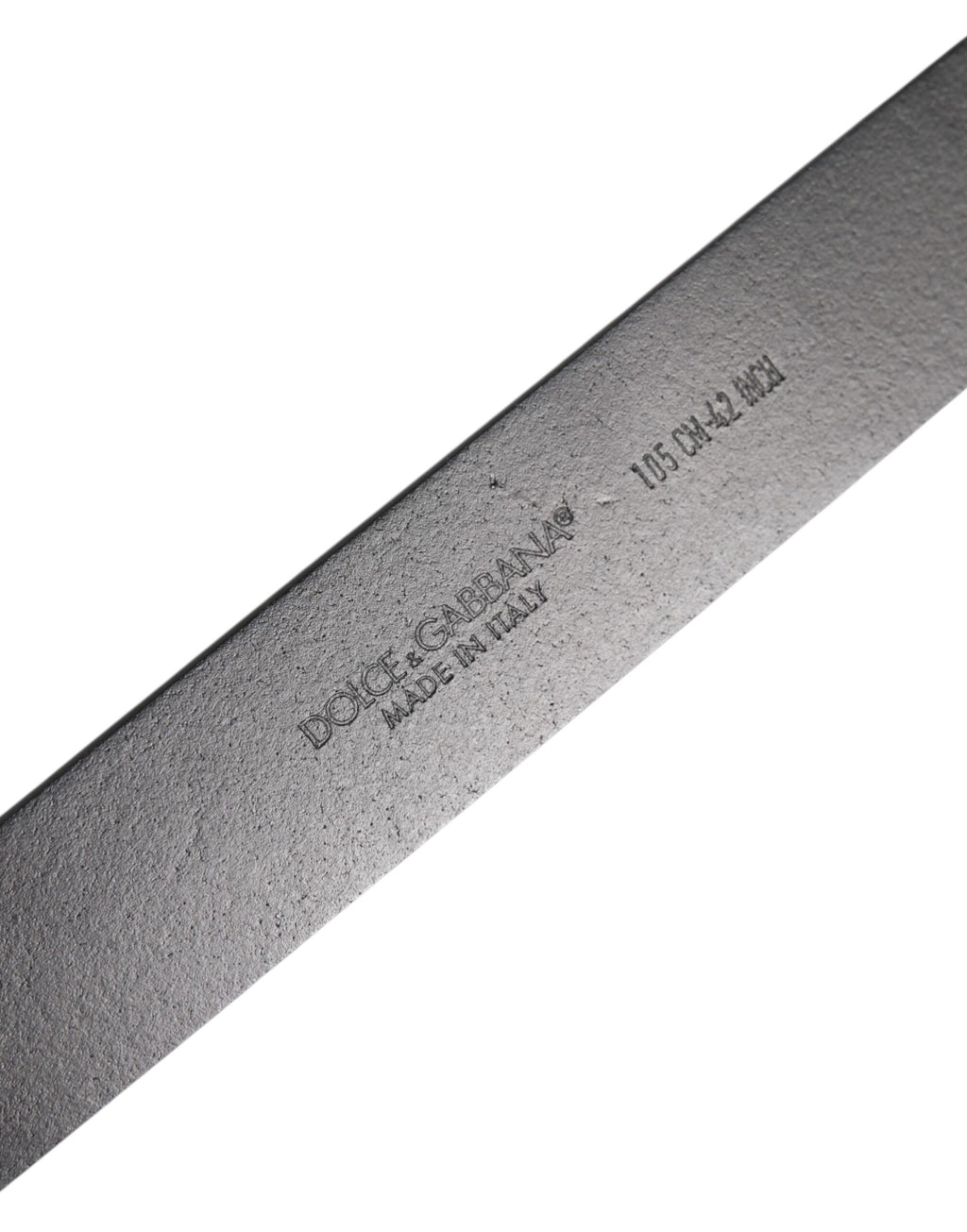 Dolce & Gabbana Black Leather Classic Metal Logo Buckle Belt