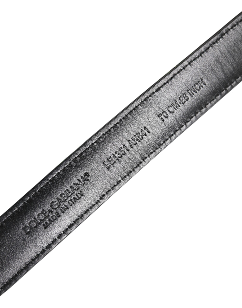 Dolce & Gabbana Black Floral Brocade Silver Metal Buckle Belt