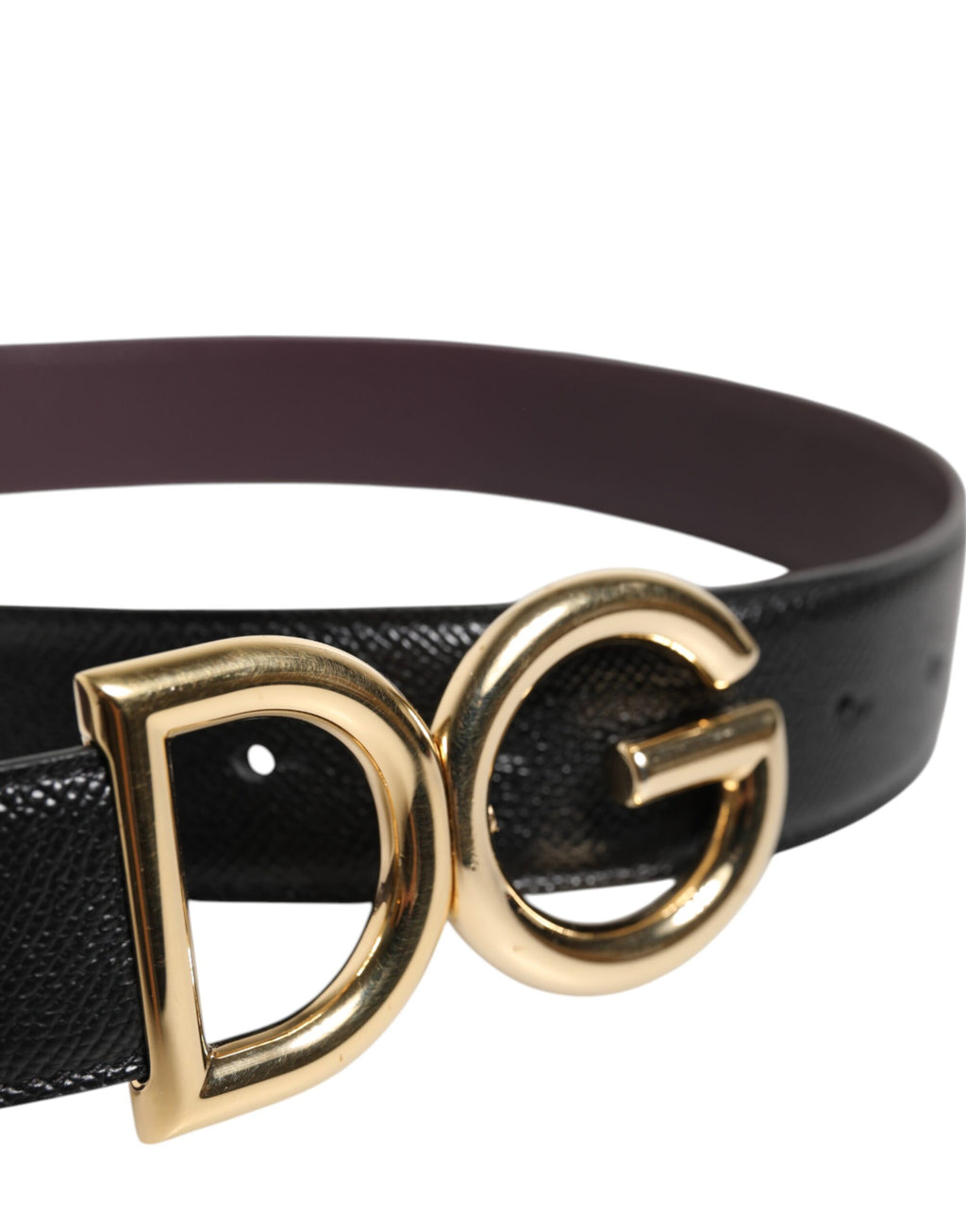 Dolce & Gabbana Black Brown Calfskin Leather Reversible Belt